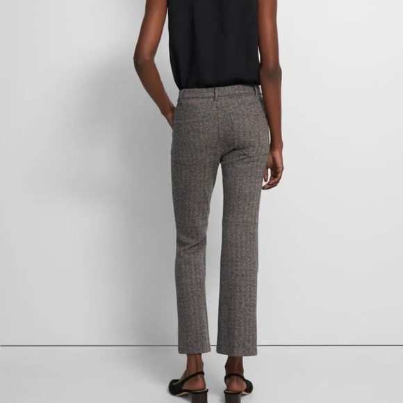 Theory Size 2 Herringbone Flare Leg Dress Pants - Picture 4 of 8